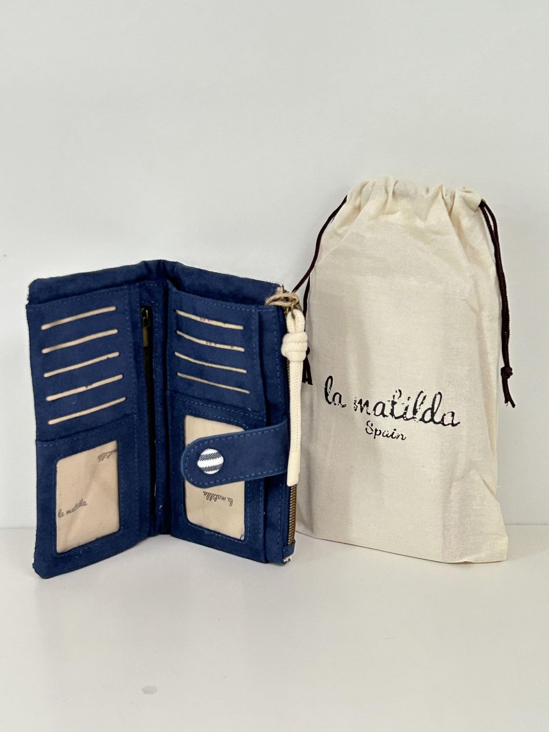 Cartera Grande Marinera Azul