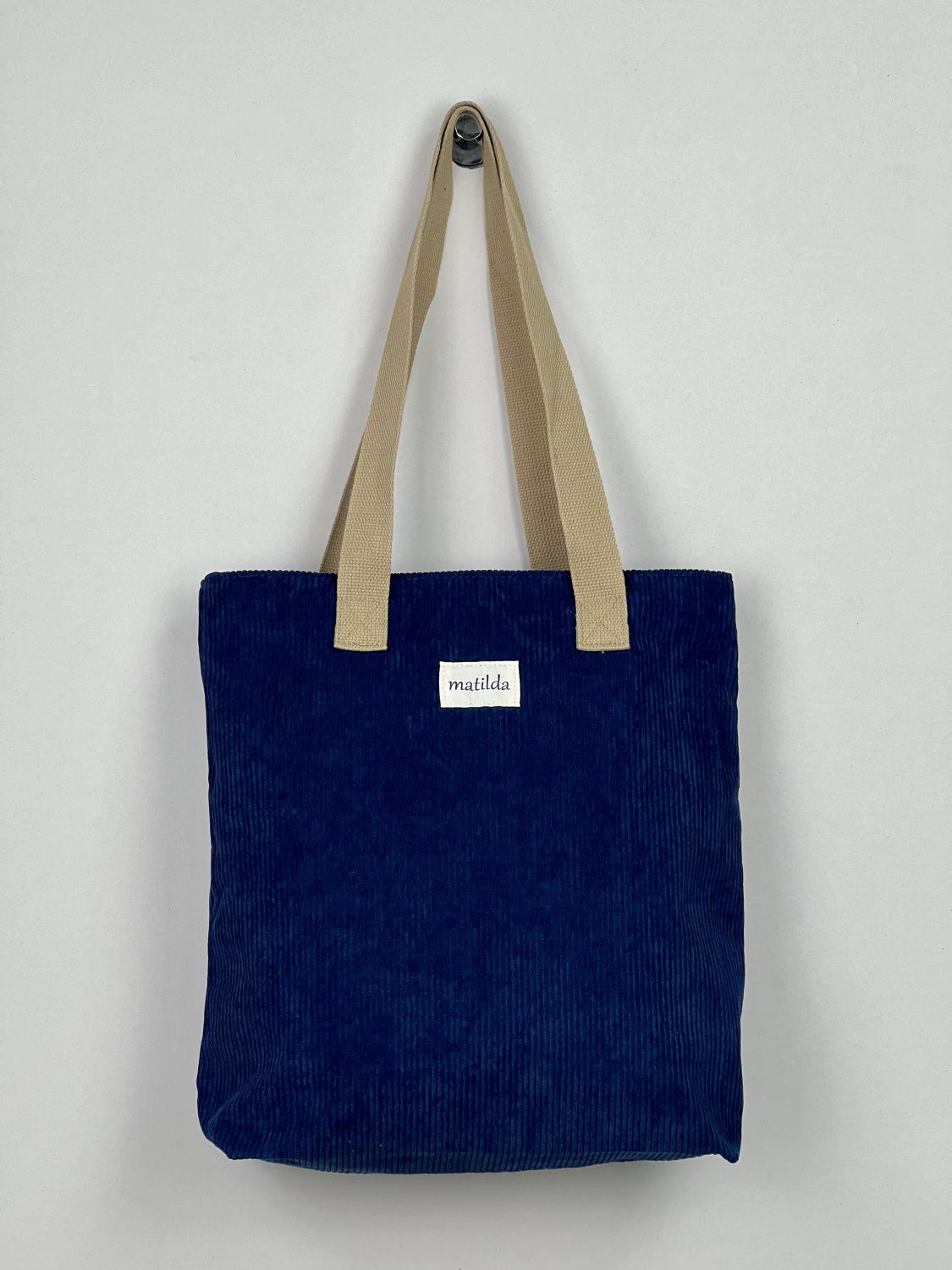 Bolsa Tote Bag en Pana Marino