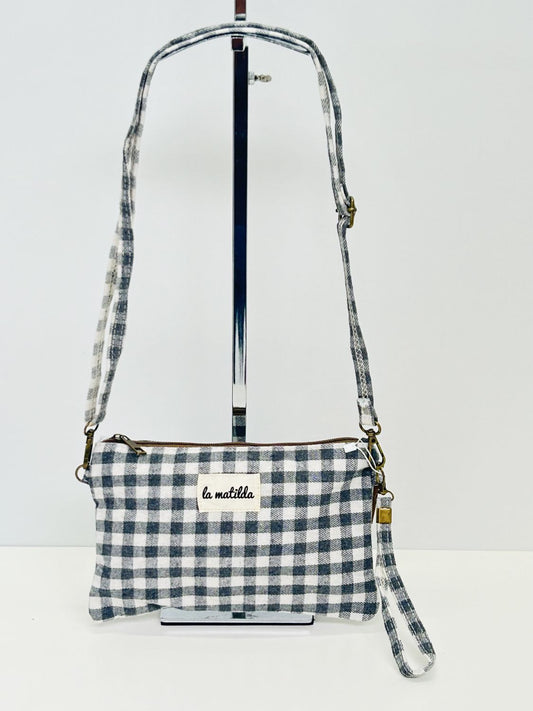 Bandolera Gringham Gris