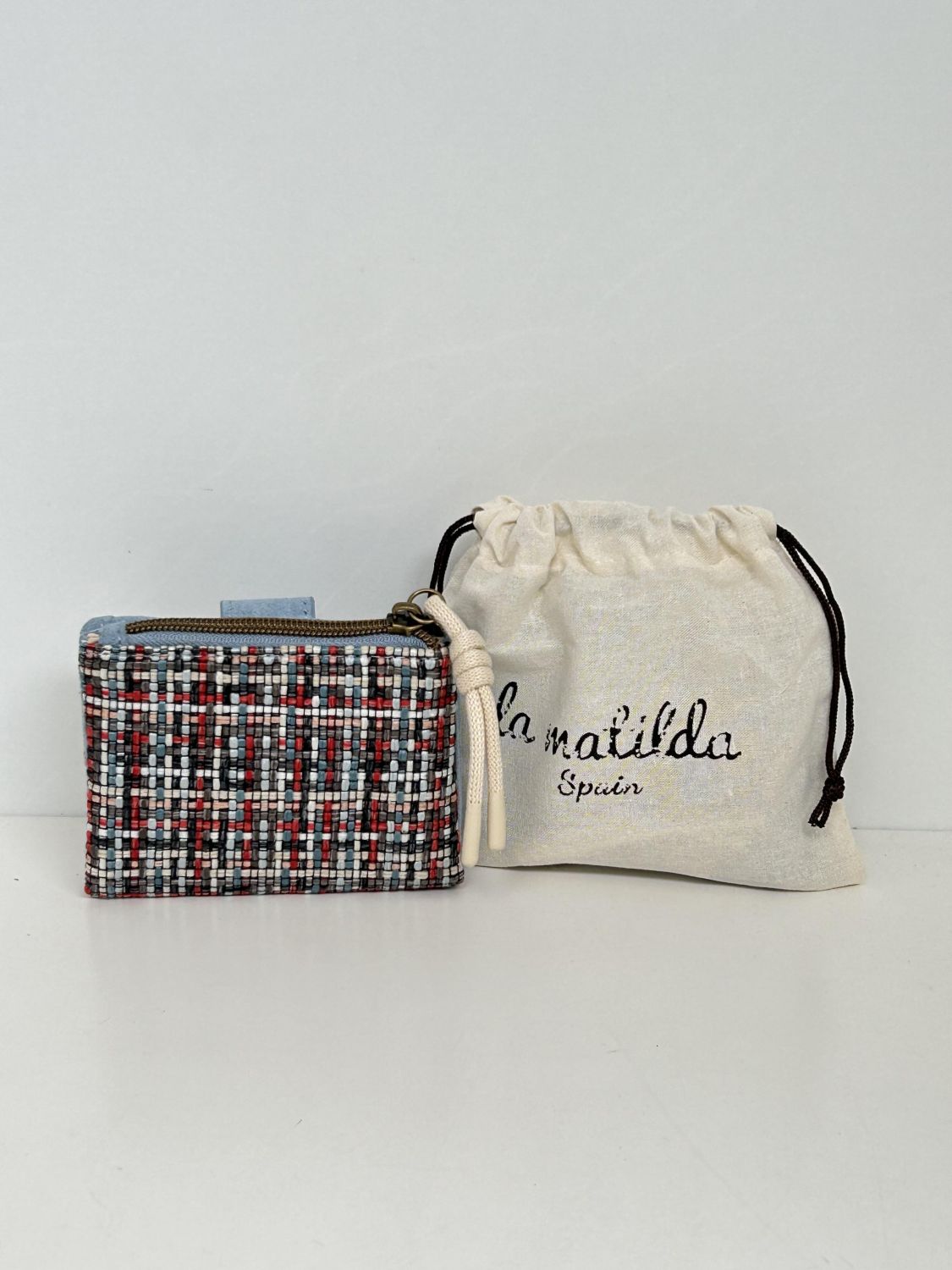 Cartera Pequeña Tartar Azul