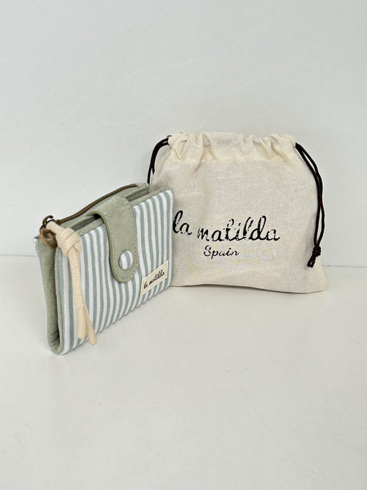 Cartera Pequeña Marinera Verde