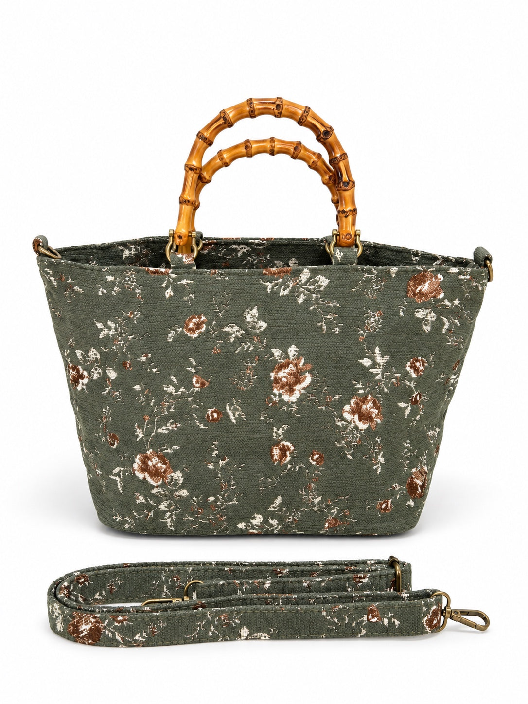 Bolso de mano Valeria Forest Verde