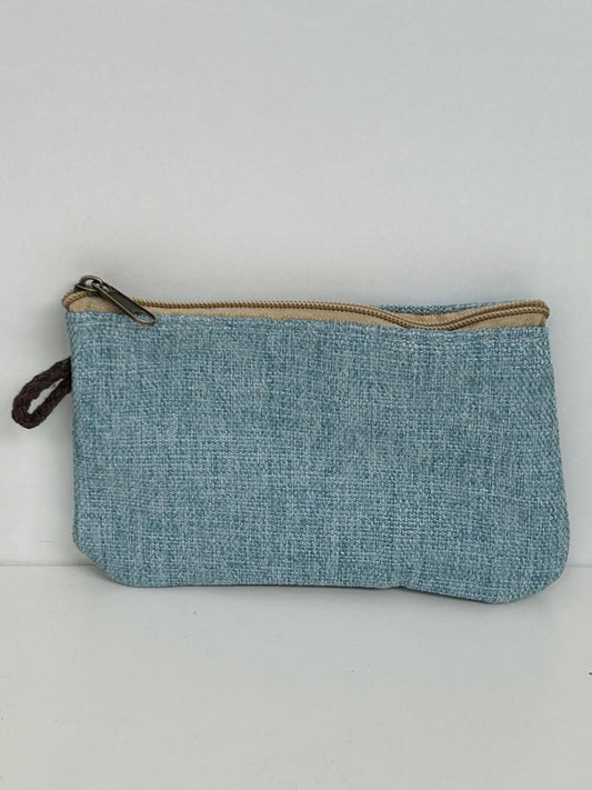 Monedero Unicolor Celeste