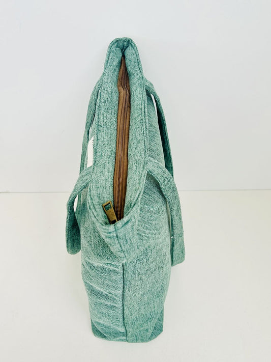 Bolsa Tote Bag Unicolor Verde