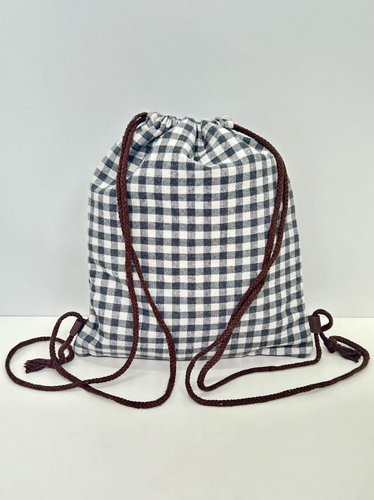 Mochila Cuerdas Gringham Gris