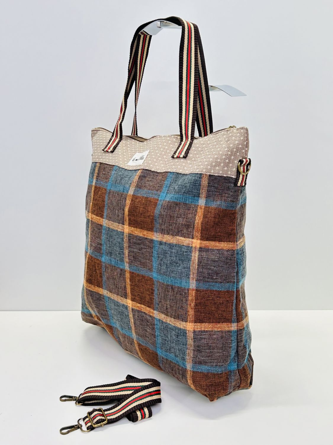 Bolsa de Viaje Grande Cuadros S