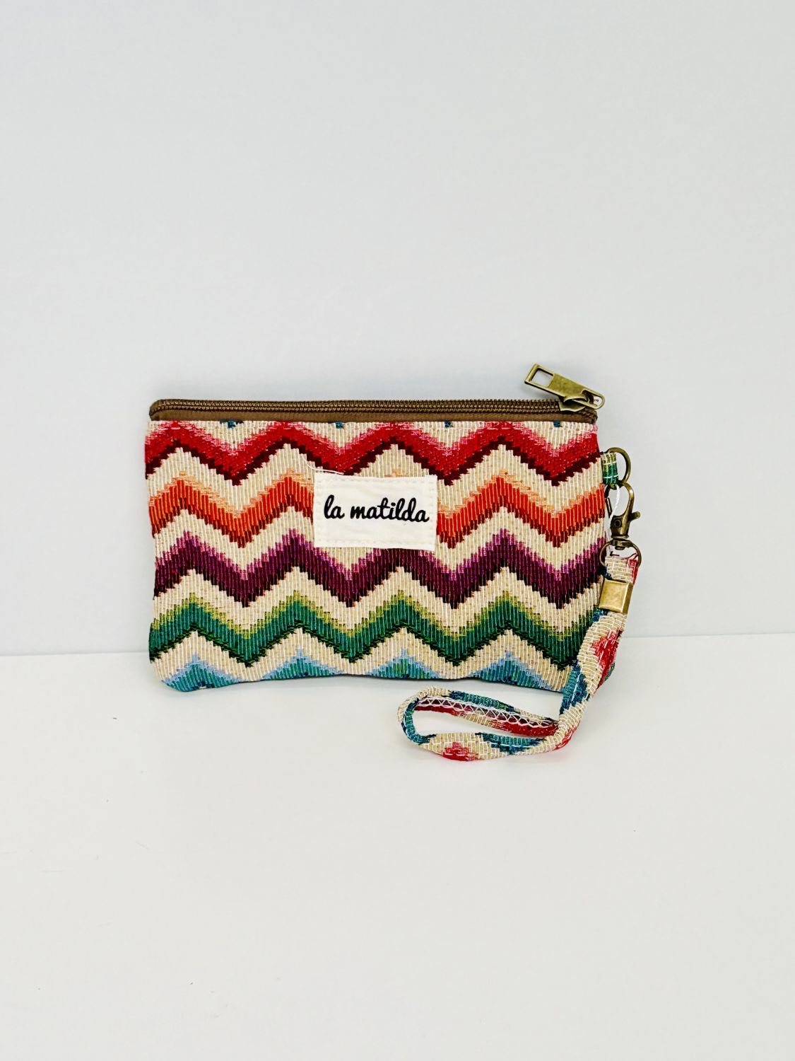 Neceser Pequeño Zigzag Multicolor