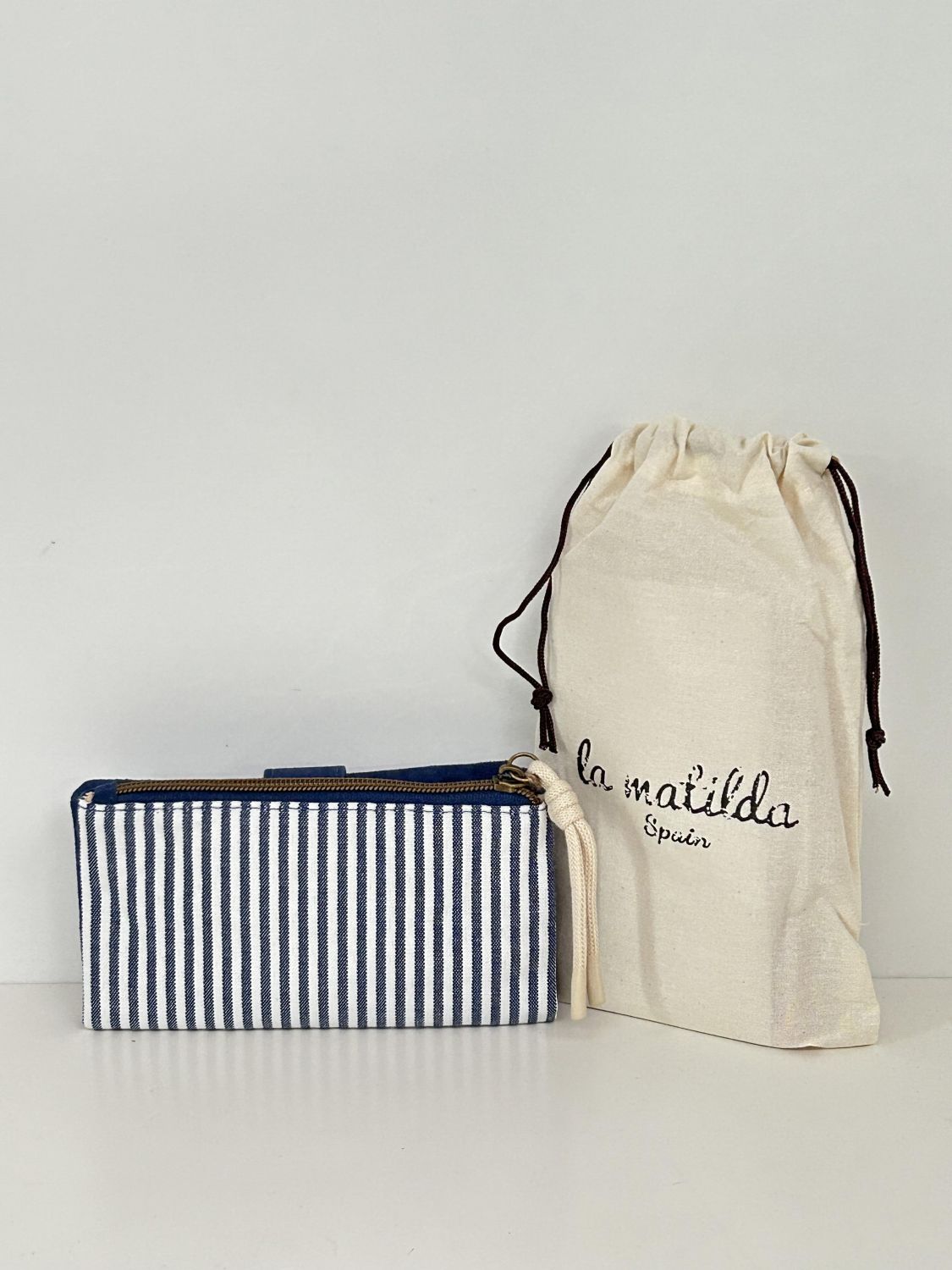 Cartera Grande Marinera Azul