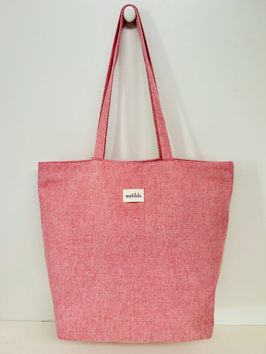 Bolsa Tote Bag Grande Unicolor Rosita