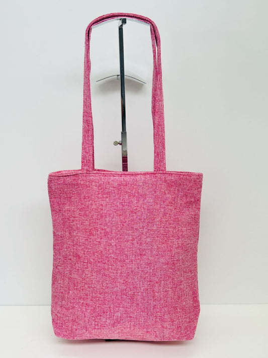 Bolsa Tote Bag Unicolor Rosa
