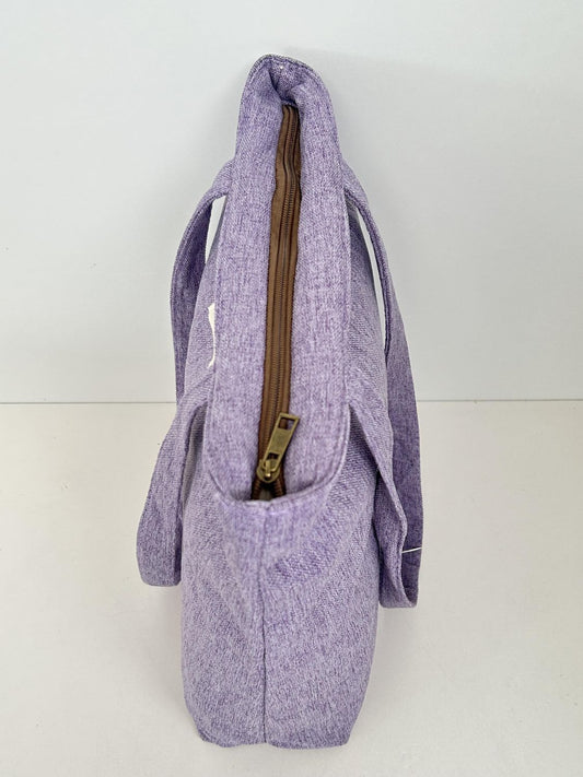 Bolsa Tote Bag Unicolor Violeta