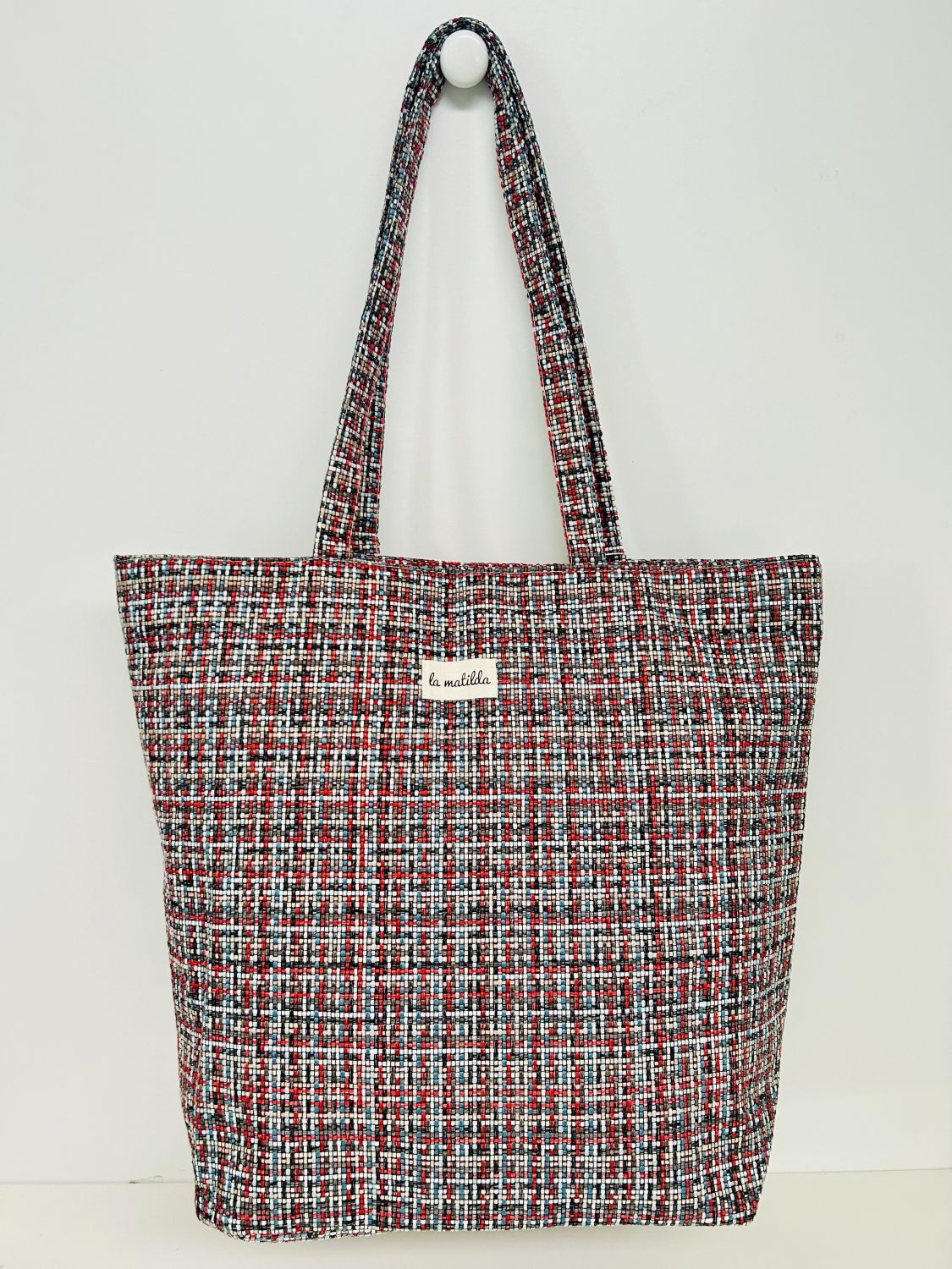 Bolsa Tote Bag Grande Tartar Azul