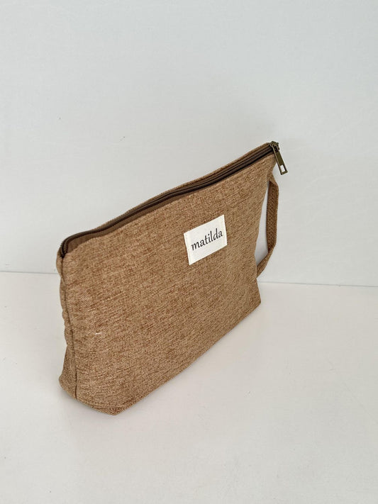 Neceser Maxi Unicolor Marrón