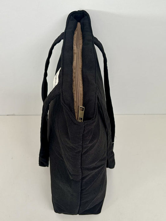 Bolsa Tote Bag Unicolor Negro