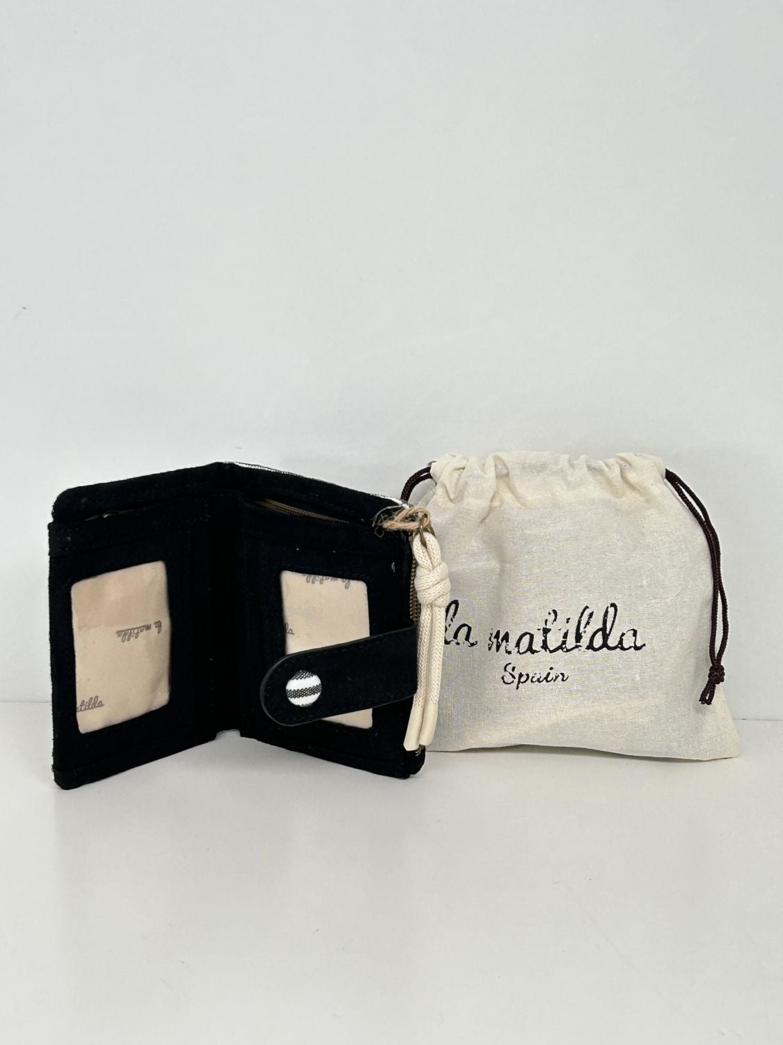 Cartera Pequeña Marinera Negra