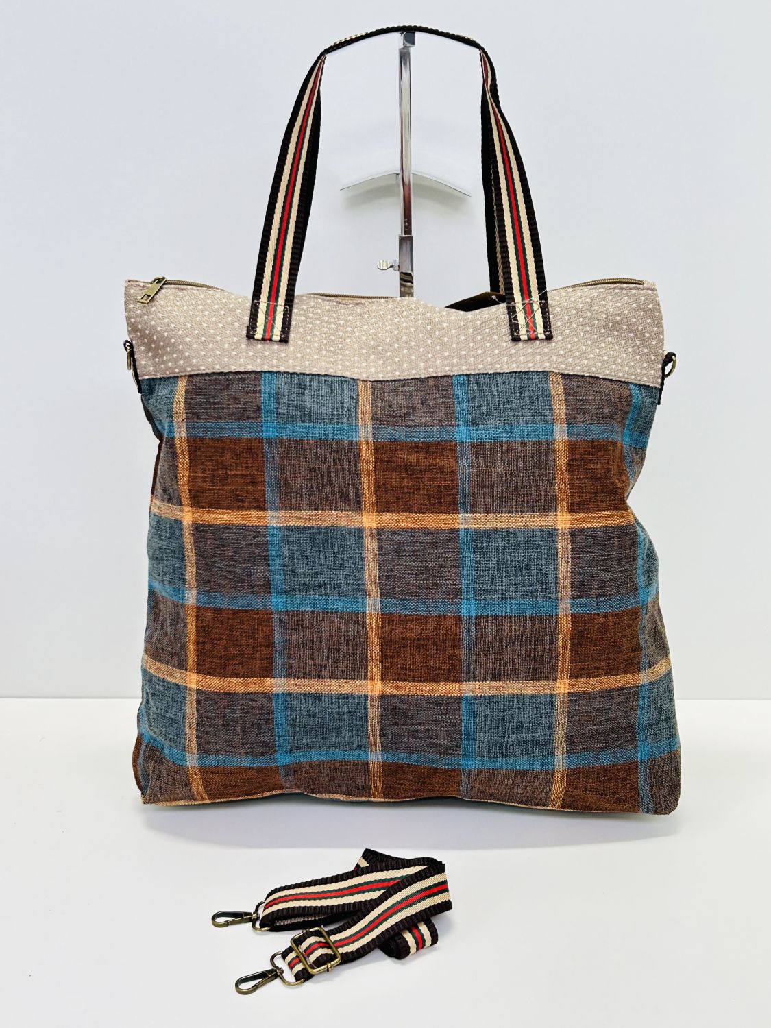 Bolsa de Viaje Grande Cuadros S