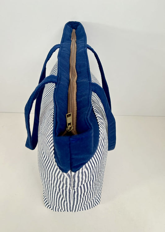 Bolsa Tote Bag Grande Marinera Azul