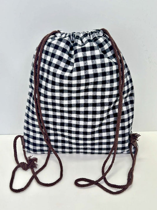Mochila Cuerdas Gringham Negro