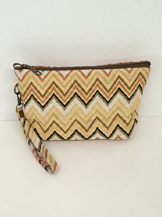 Neceser Grande Zigzag Amarillo