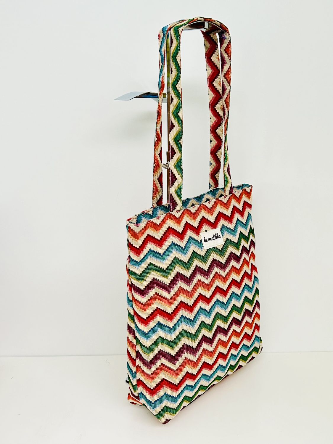 Bolsa Tote Bag Zigzag Multicolor