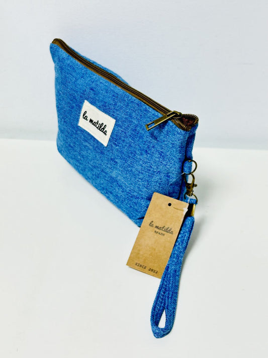 Neceser Grande Unicolor Azul