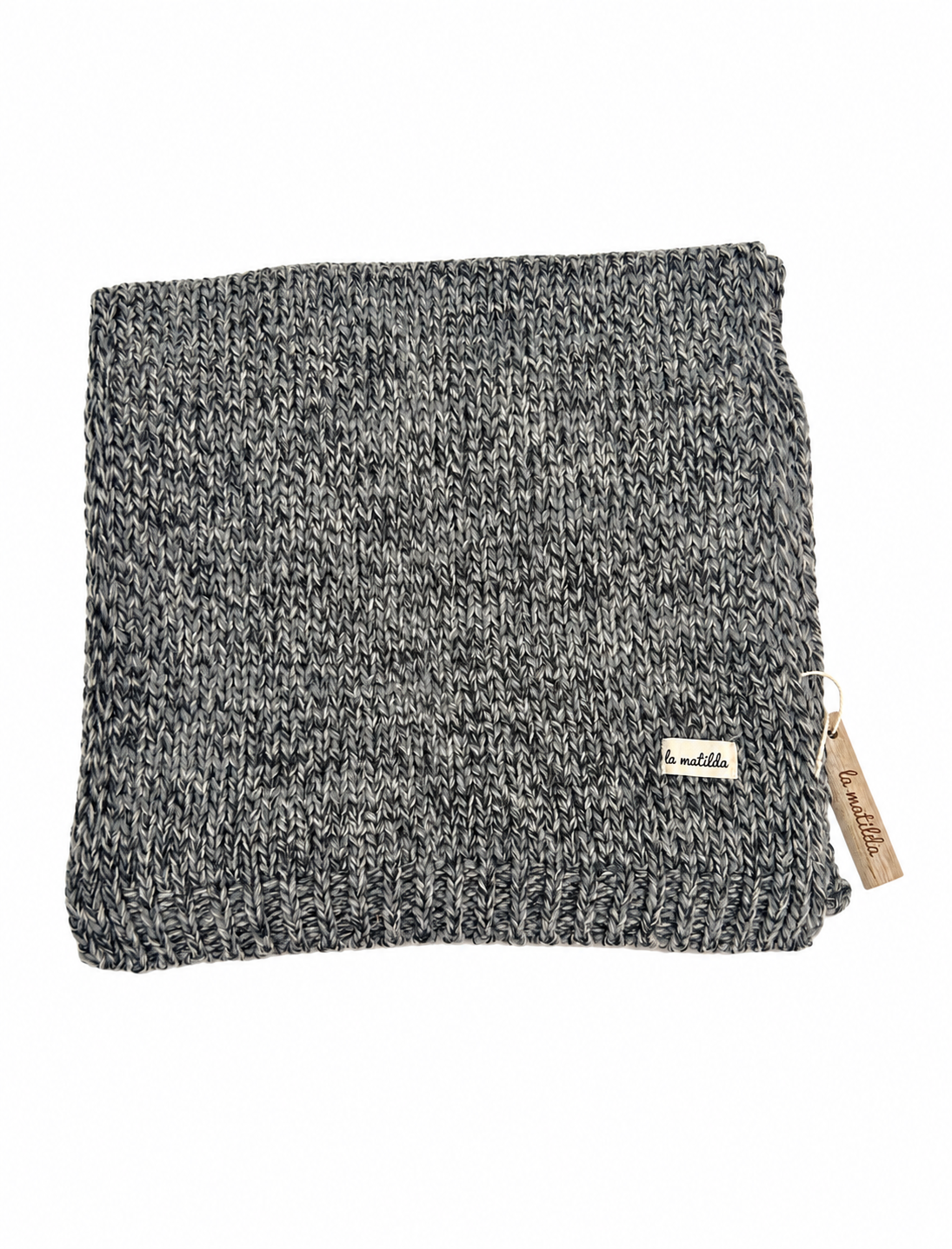 Bufanda de Lana Gris