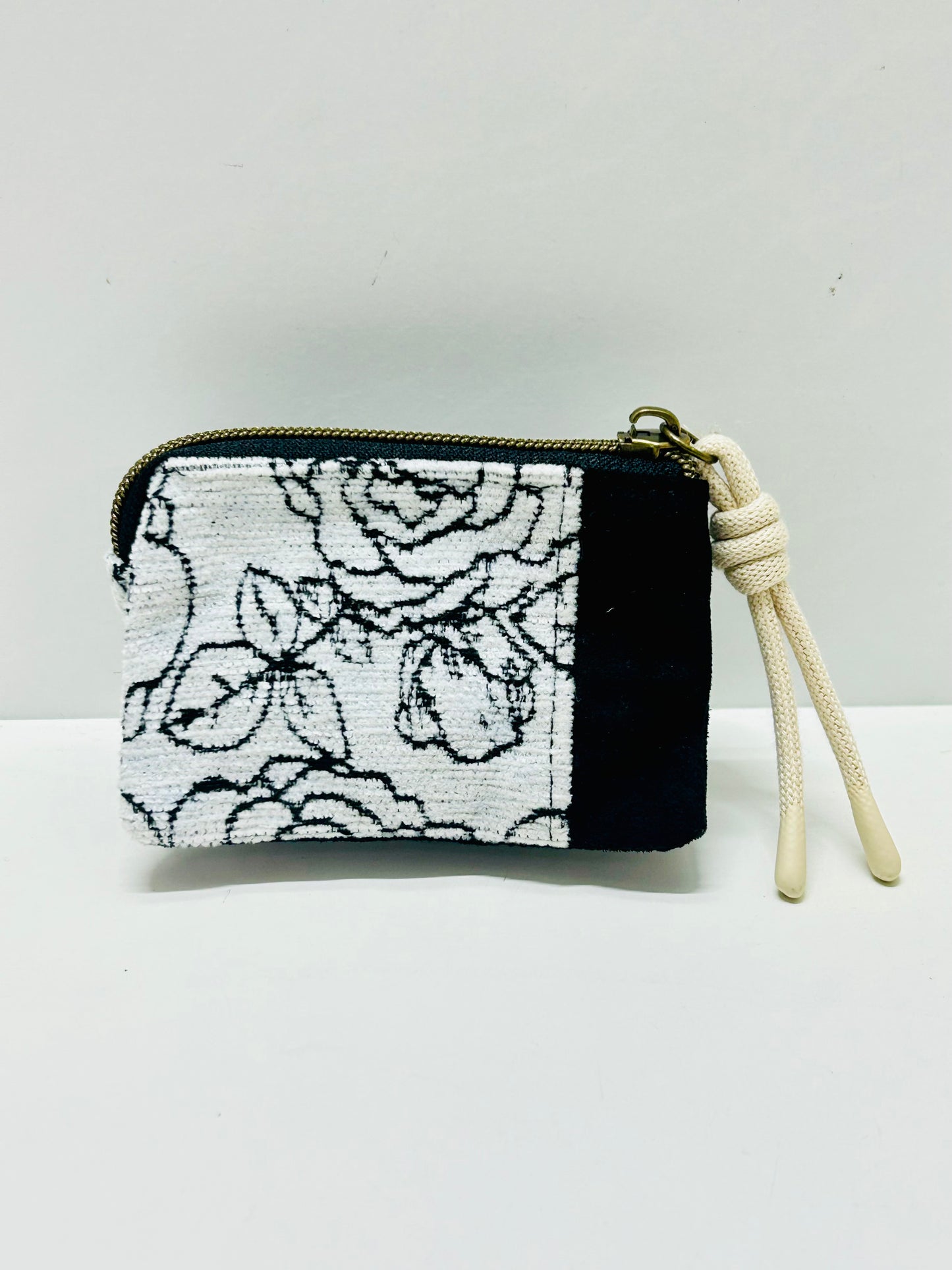 Monedero Tres Compartimentos Rosa Negra