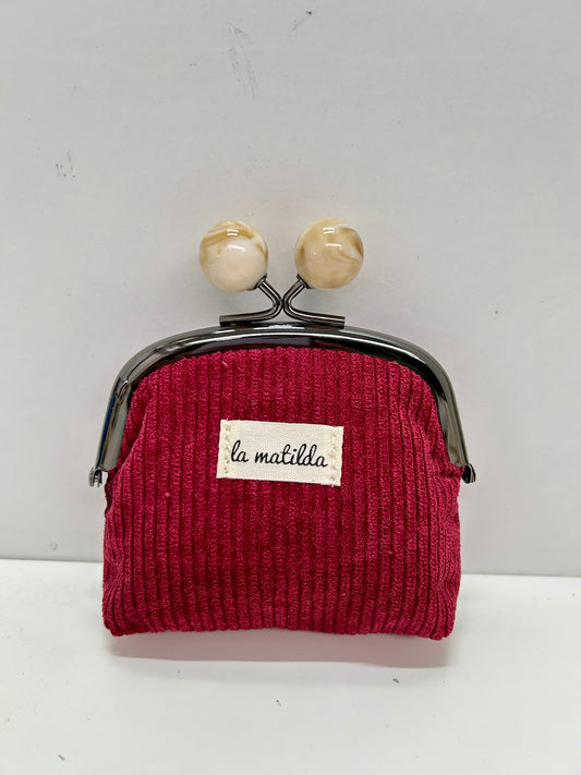 Monedero de Boquilla con Cierre de Bolas Pana Vino