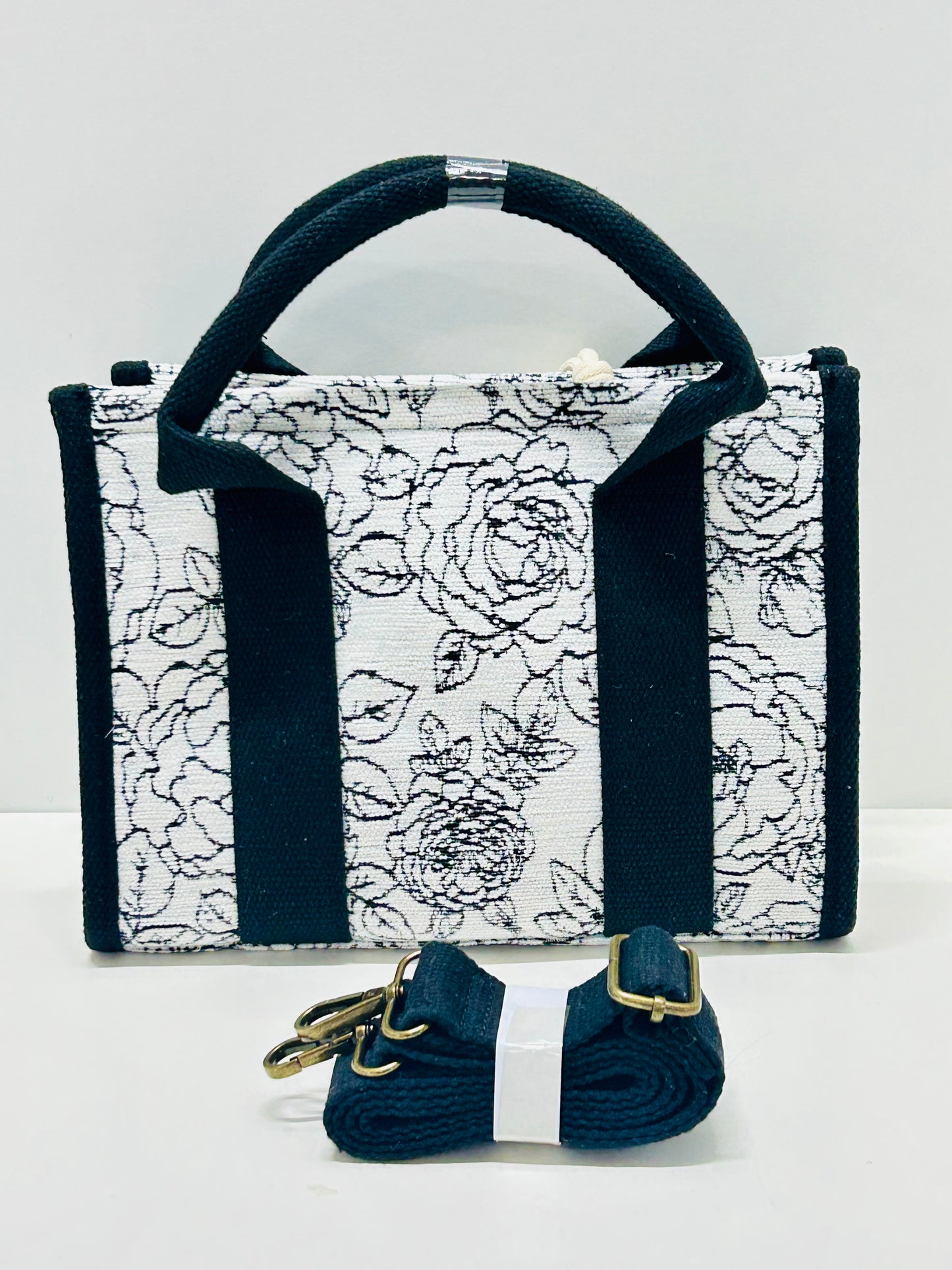 Bolso de mano Rosa Negra