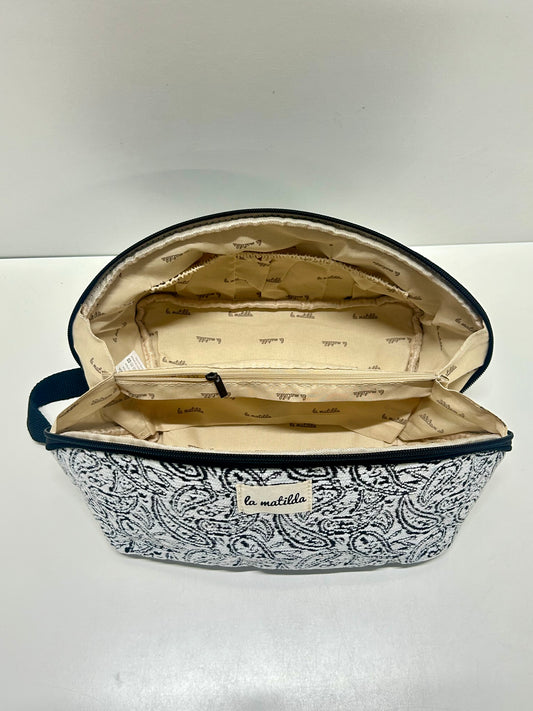 Neceser Cosmetiquero Hojas Negro