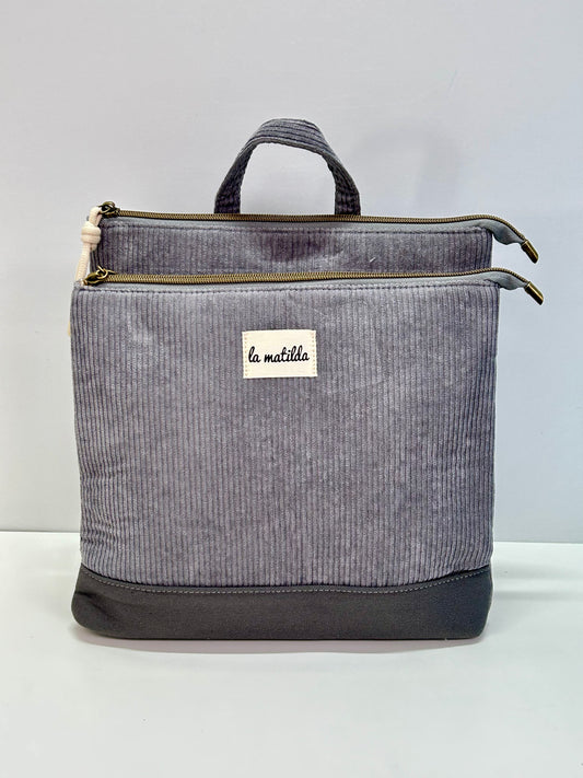 Mochila doble Pana Antracita