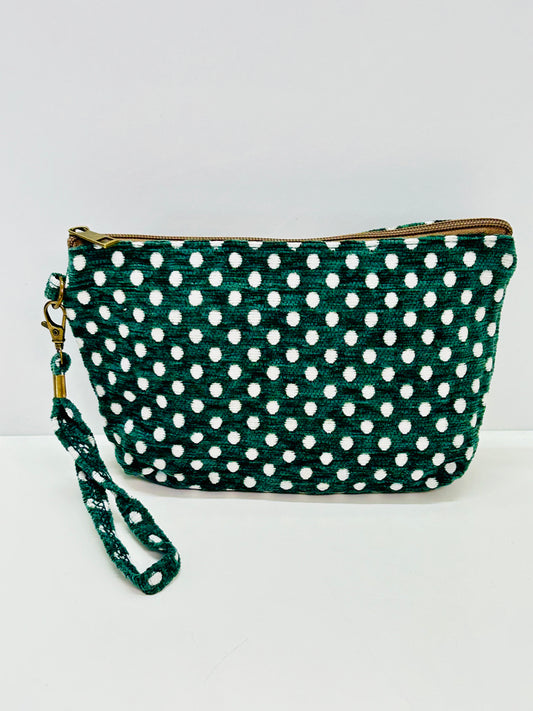 Neceser Grande Lunares Verde