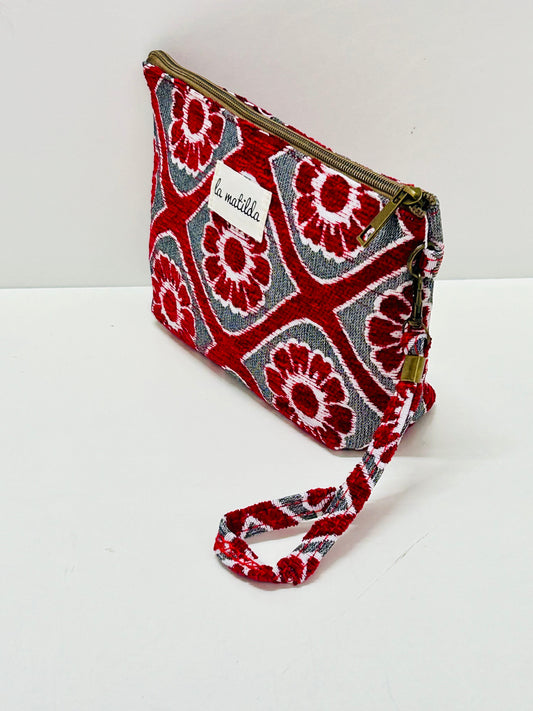 Neceser Grande Flor Rojo