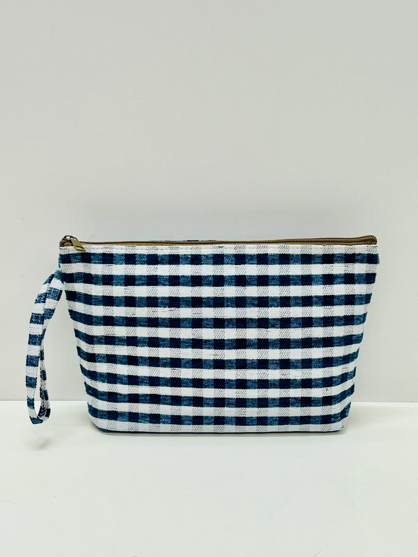 Neceser Maxi Gingham Marino