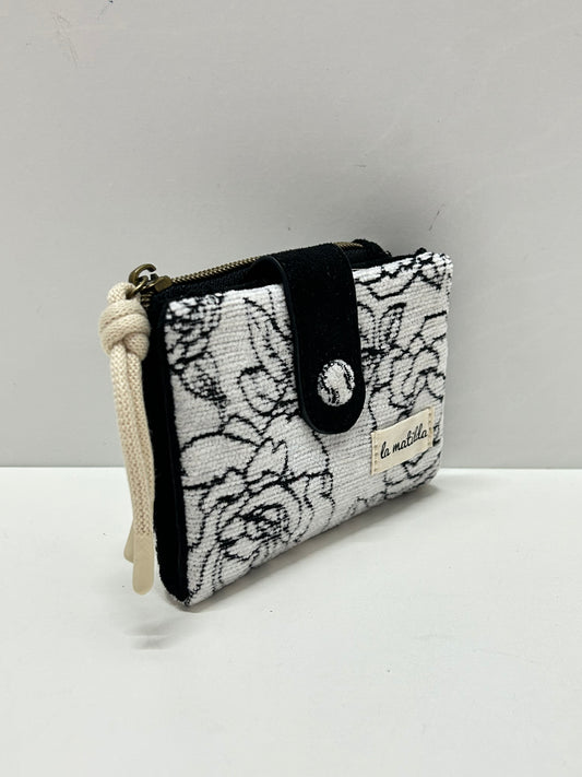 Cartera Pequeña Rosa Negro
