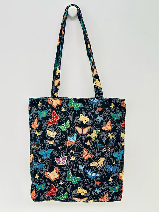 Bolsa Tote Mariposas negro