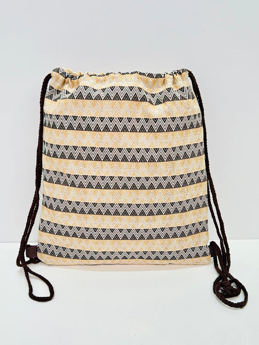 Mochila Cuerdas Zig Zag doble color