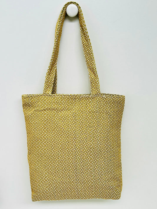 Bolsa Tote Bag XS Trama Mostaza