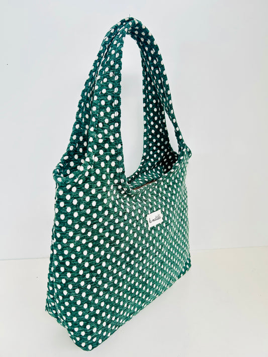 Bolso Irene Lunares Verde
