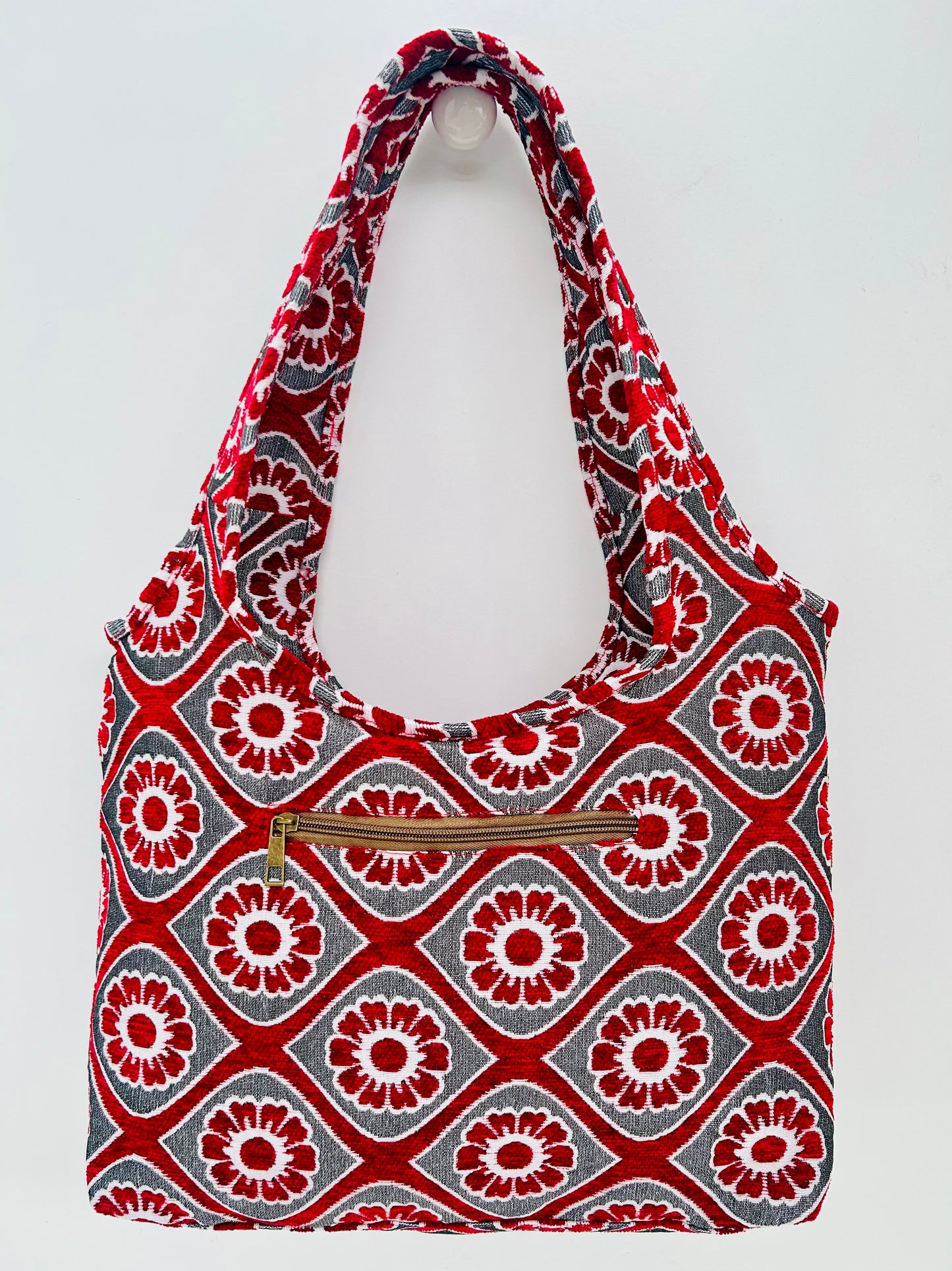 Bolso Irene Flor Rojo