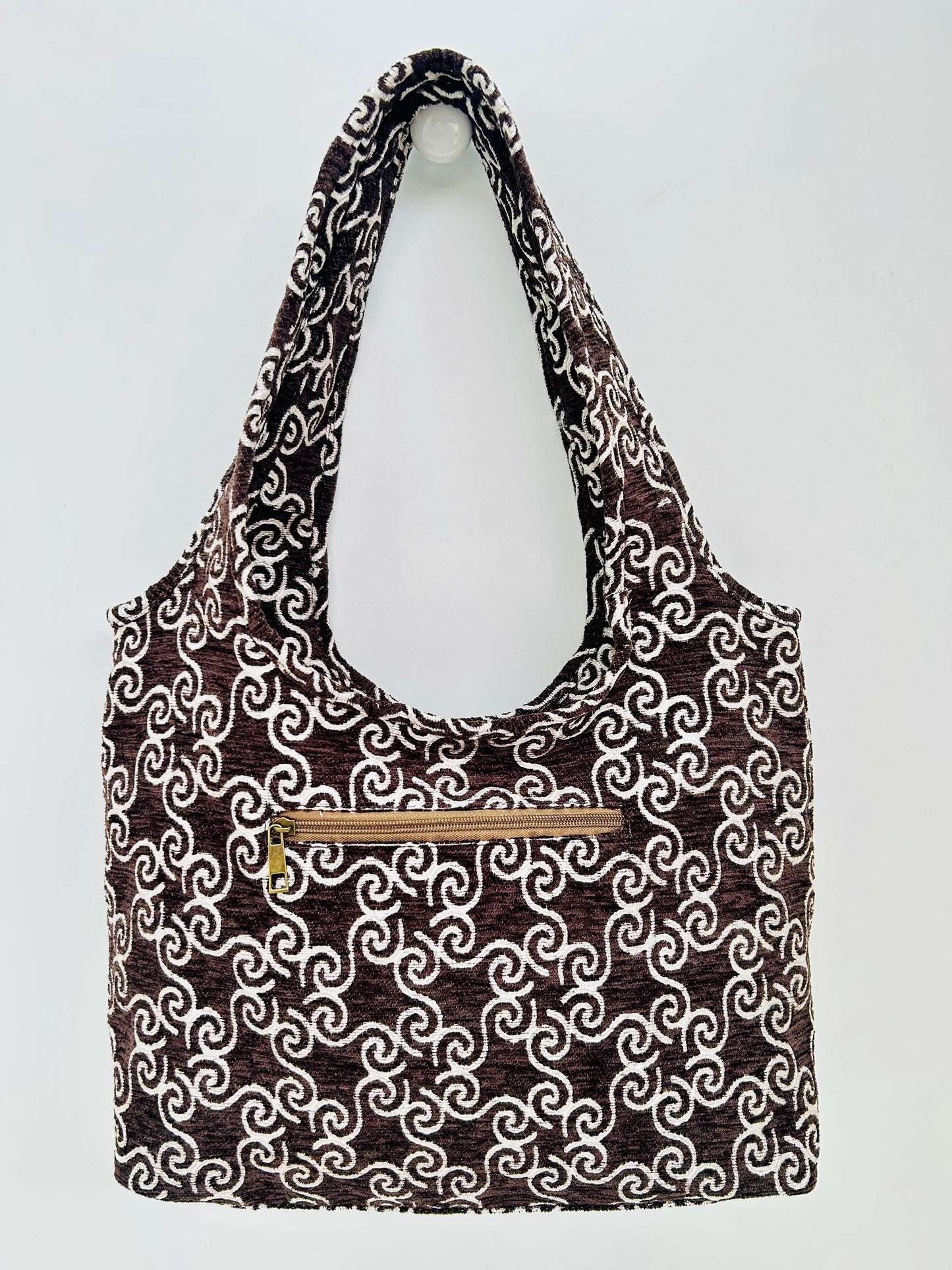 Bolso Irene Marrón Hilo Plata