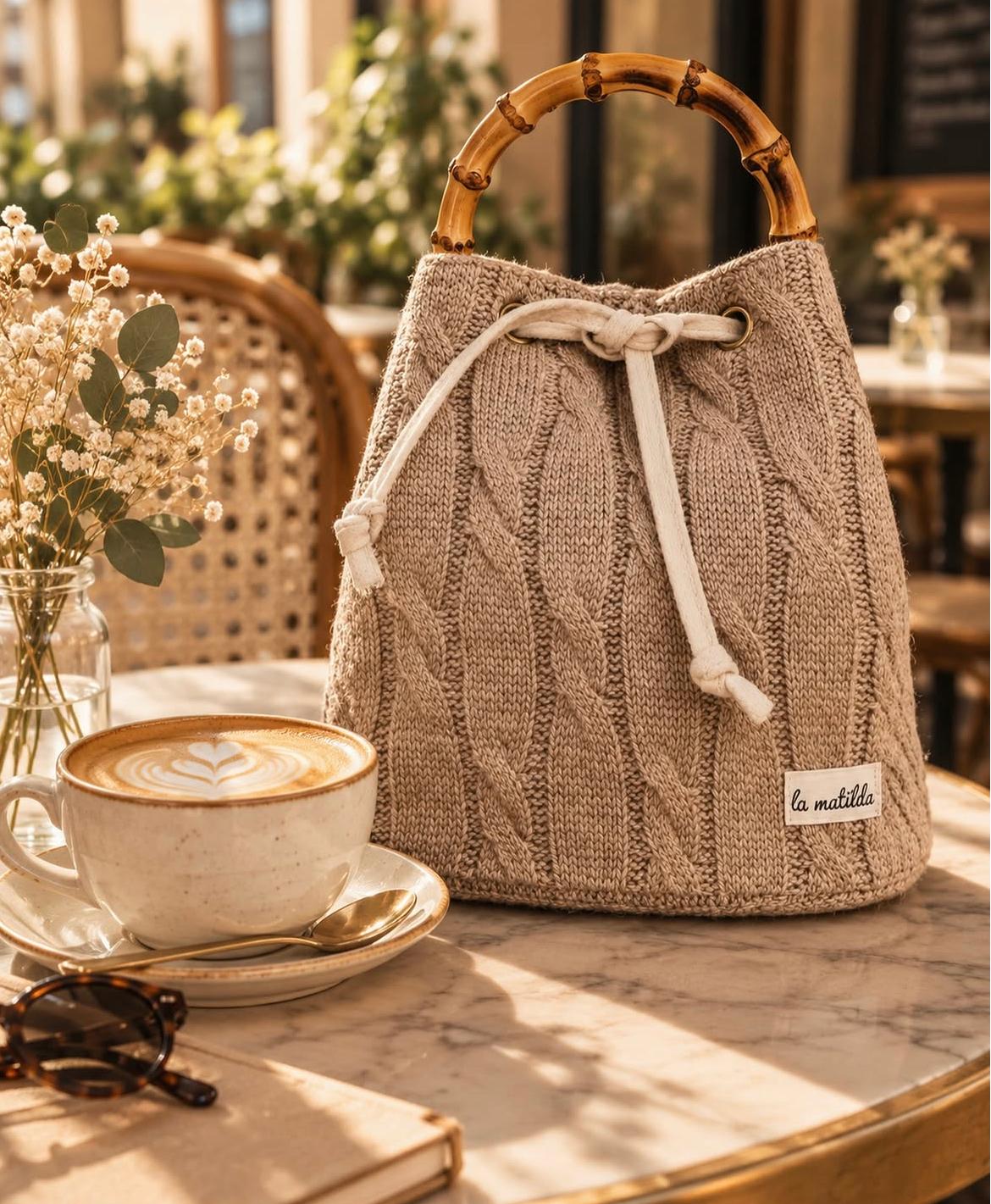 Bolsos de Mano de Punto
