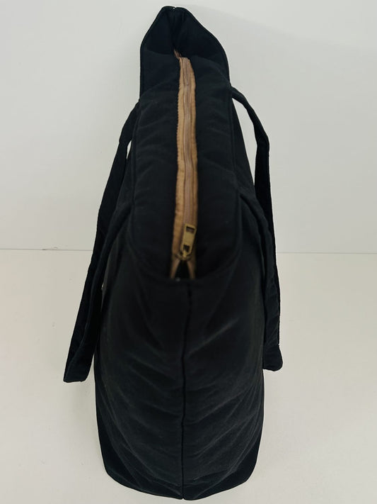 Bolsa Tote Bag Grande Unicolor Negro