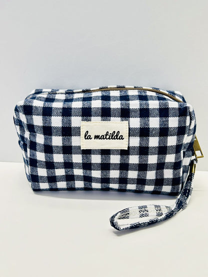 Neceser Rectangular Gingham Marino