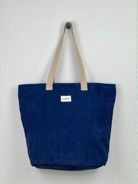 Bolsa Tote Bag grande en Pana Marino