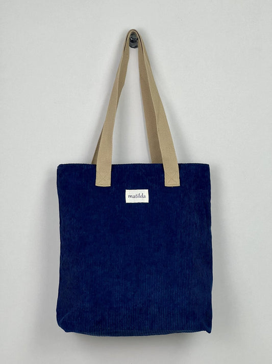 Bolsa Tote Bag en Pana Marino