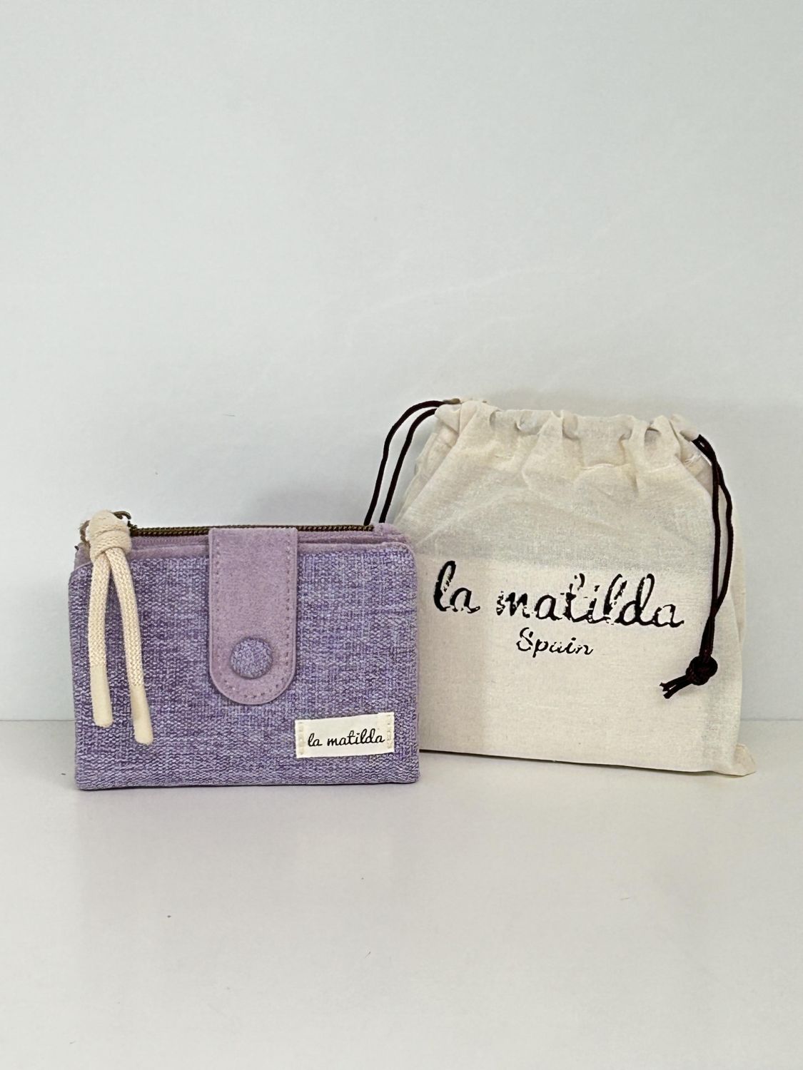 Cartera Pequeña Unicolor Violeta