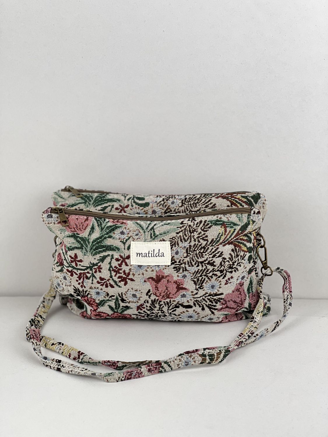 Bandolera Doble Floreada