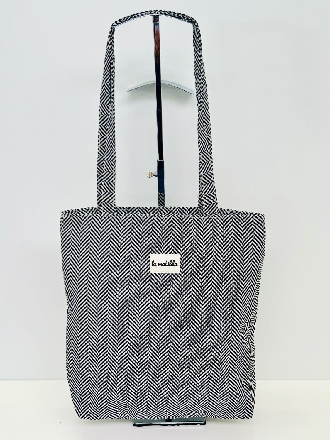 Bolsa Tote Bag Trigo Negro