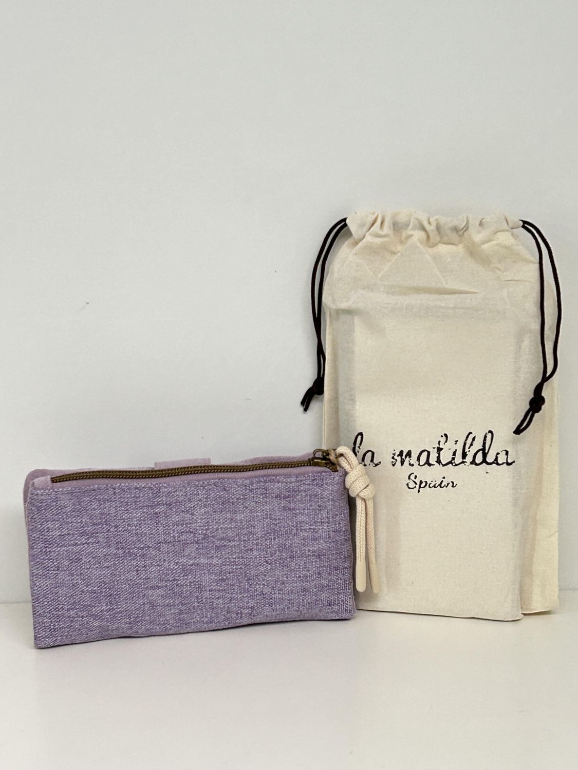 Cartera Grande Unicolor Violeta